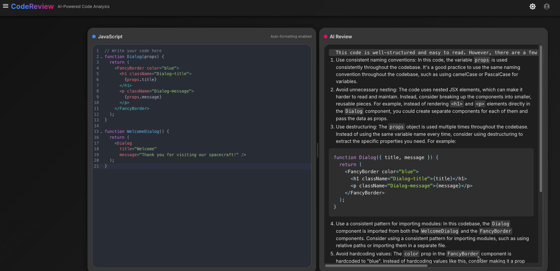 CodeReview Pro